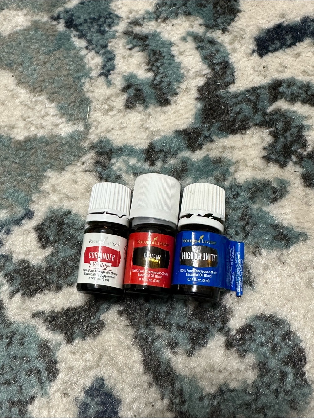Young Living Essential Oil Bundle Raven Higher Unity Coriander